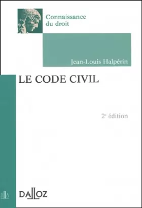 Couverture du produit · Le Code civil