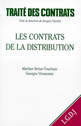 Couverture du produit · Les contrats de la distribution