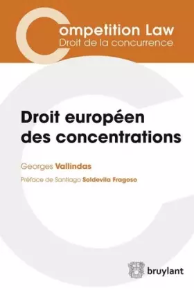 Couverture du produit · Droit européen des concentrations