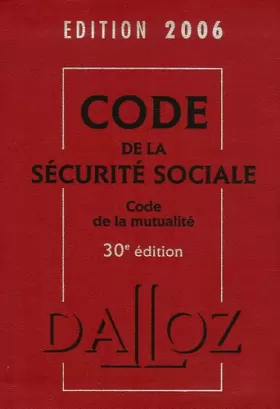 Couverture du produit · Code de la Sécurité sociale et Code de la mutualité