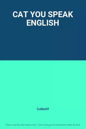 Couverture du produit · CAT YOU SPEAK ENGLISH
