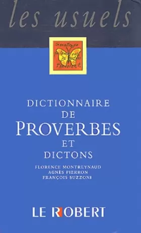 Couverture du produit · Dictionnaire de Proverbes et dictons