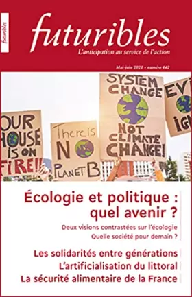 Couverture du produit · Futuribles, n°442 - Écologie et politique : quel avenir ?: Les solidarités entre générations