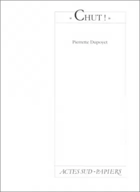 Couverture du produit · Chut !