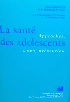Couverture du produit · La Santé des adolescents