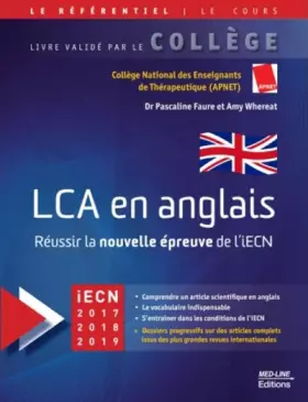 Couverture du produit · LCA en anglais : Réussir la nouvelle épreuve de l'iECN