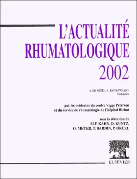 Couverture du produit · l'Actualité Rhumatologique 2002