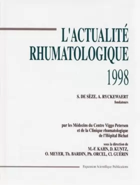 Couverture du produit · L'Actualité rhumatologique 1998
