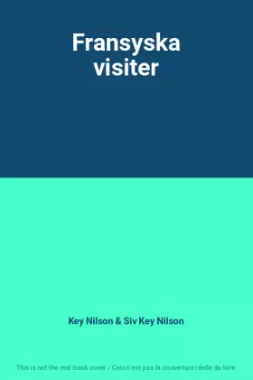 Couverture du produit · Fransyska visiter