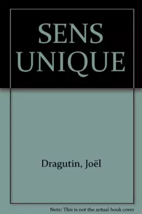 Couverture du produit · SENS UNIQUE