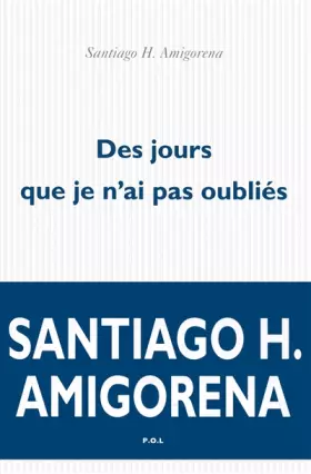 Couverture du produit · Des jours que je n'ai pas oubliés