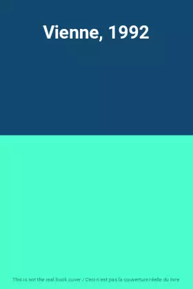 Couverture du produit · Vienne, 1992