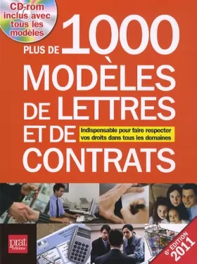 Couverture du produit · Plus de 1000 modèles de lettres et de contrats