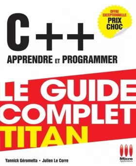 Couverture du produit · GUIDE COMPLET TITAN C++ APPRENDRE PROGRAMMER