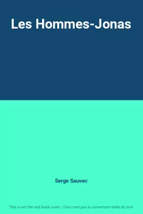 Couverture du produit · Les Hommes-Jonas