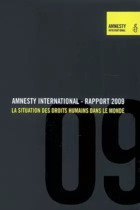 Couverture du produit · Amnesty International Rapport 2009 - La situation des droits humains dans le monde
