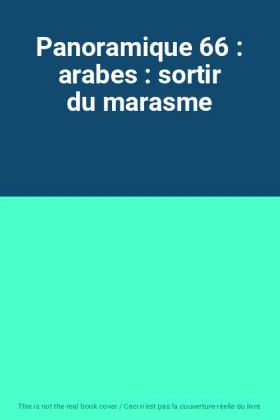 Couverture du produit · Panoramique 66 : arabes : sortir du marasme