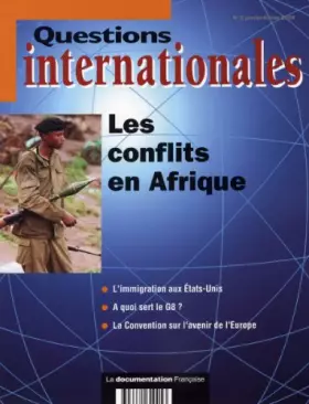 Couverture du produit · Les conflits en Afrique