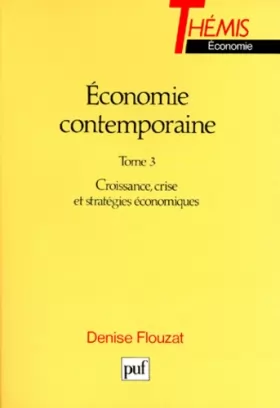 Couverture du produit · Economie contemporaine, 7e édition