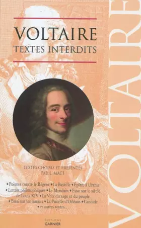 Couverture du produit · Voltaire - Textes interdits