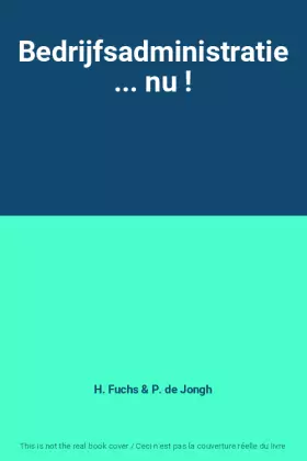 Couverture du produit · Bedrijfsadministratie ... nu !
