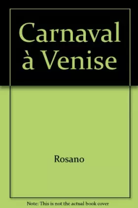 Couverture du produit · Carnaval à Venise