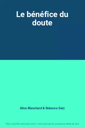 Couverture du produit · Le bénéfice du doute