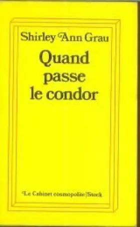 Couverture du produit · Quand passe le condor