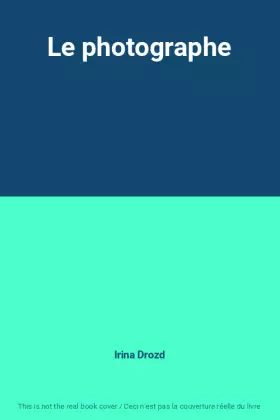 Couverture du produit · Le photographe