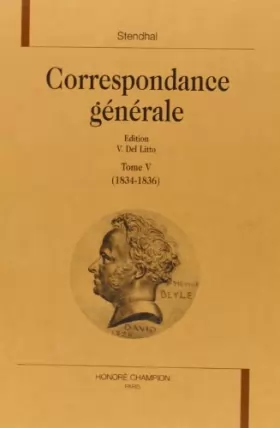 Couverture du produit · Correspondance générale, tome 5 : 1834-1836