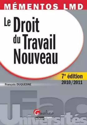 Couverture du produit · Le droit du travail nouveau