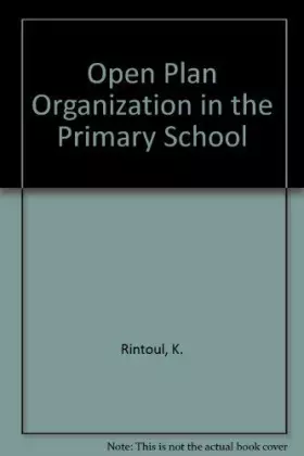 Couverture du produit · Open Plan Organization in the Primary School