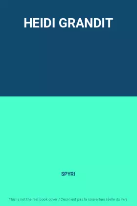 Couverture du produit · HEIDI GRANDIT
