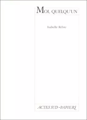 Couverture du produit · Moi, Quelqu'un