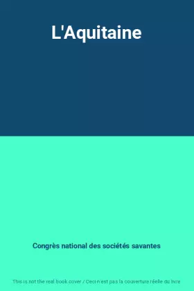 Couverture du produit · L'Aquitaine