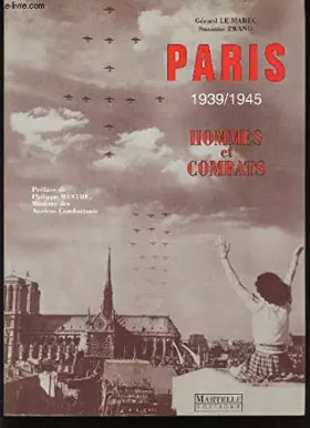 Couverture du produit · Paris 1939-1945. Hommes et combats