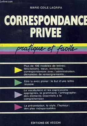 Couverture du produit · Correspondance privée pratique et facile