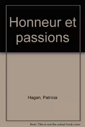Couverture du produit · Honneur et passions