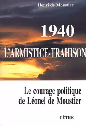 Couverture du produit · 1940 l'armistice trahison