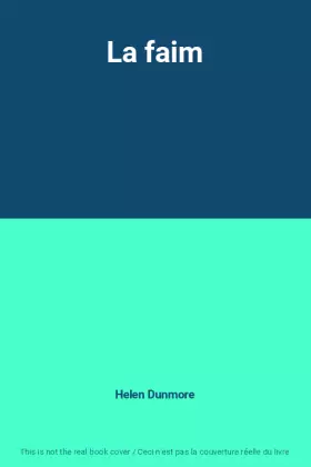 Couverture du produit · La faim