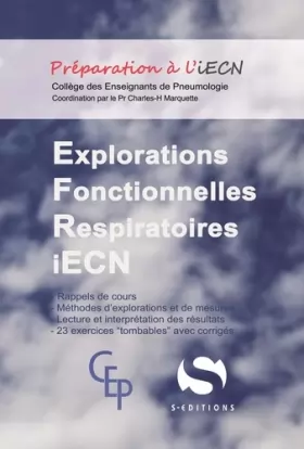 Couverture du produit · Explorations fonctionnelles respiratoires IECN