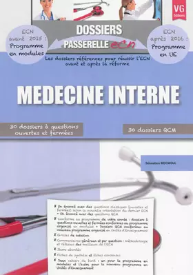 Couverture du produit · Médecine interne