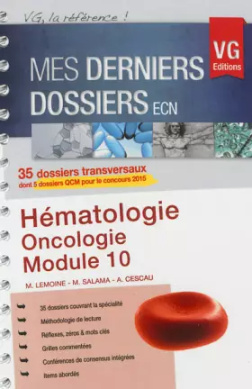 Couverture du produit · Hématologie Oncologie Module 10