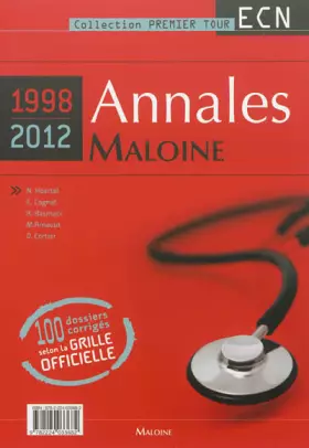 Couverture du produit · Annales Maloine Internat-ECN 1998-2012 : 3 volumes