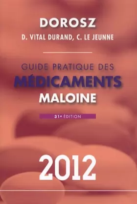 Couverture du produit · Guide pratique des médicaments 2012