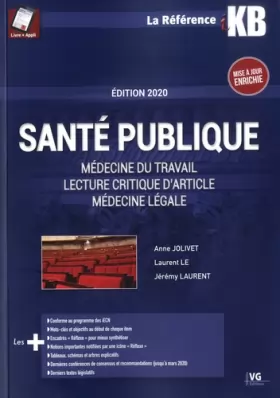 Couverture du produit · Santé publique: Médecine du travail, lecture critique d'article, médecine légale