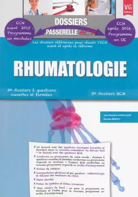 Couverture du produit · Rhumatologie