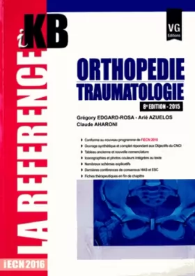 Couverture du produit · Orthopédie-traumatologie 2015 : IECN 2016