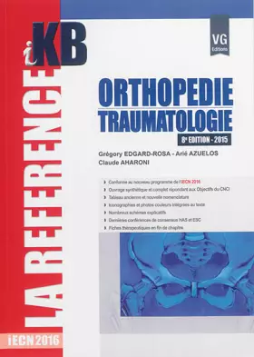 Couverture du produit · Orthopédie-traumatologie 2015 : IECN 2016
