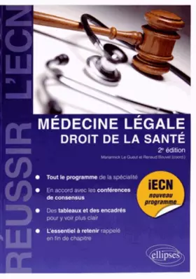 Couverture du produit · Médecine Légale Droit de la Santé